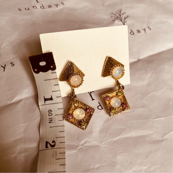 True Vintage Art Deco Style Earrings - Picture 4 of 9